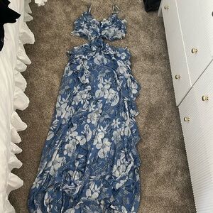 Astr blue maxi dress, medium